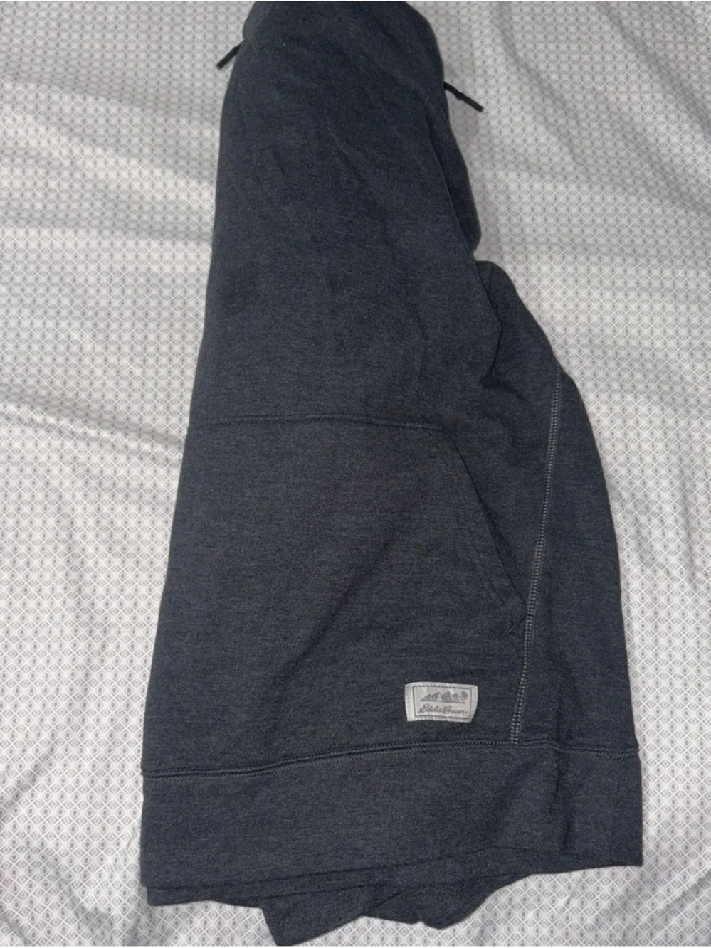 Eddie Bauer Dark Gray Hooded Pullover